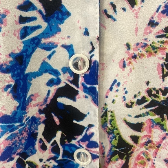 Colourful Abstract Button Up Shirt - Picture 5 of 12